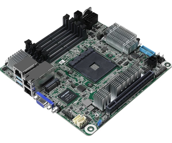 Asrock X570D4I-2T bundkort AMD X570 Stik AM4 mini ITX