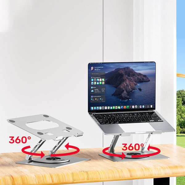 Miniatyrbillede 4 af 5: UNITEK OT180SL01 laptop stativ Aluminium 40,6 cm (16")