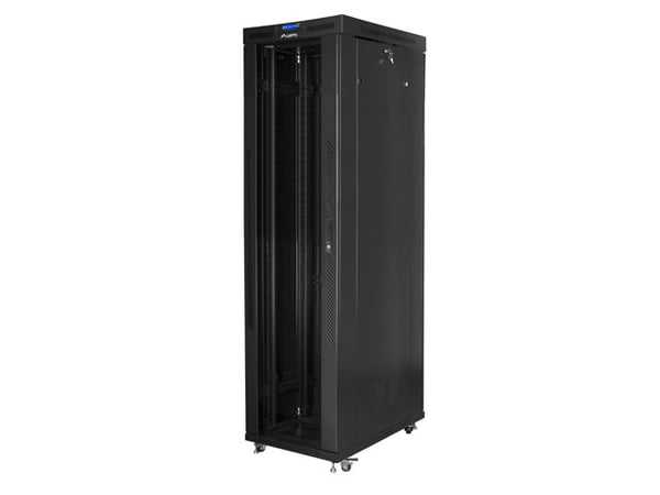 Lanberg FF01-8047-12BL rack 47U Fristående rack Svart Lanberg FF01-8047-12BL rack 47U Fristående rack Svart