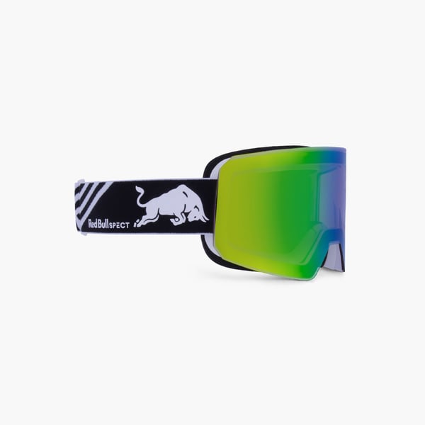Miniatyrbild 1 av 4: RedBull SPECT LINE-03 slalomglasögon Svart, Vit Unisex Blå, Grön Sfärisk lins
