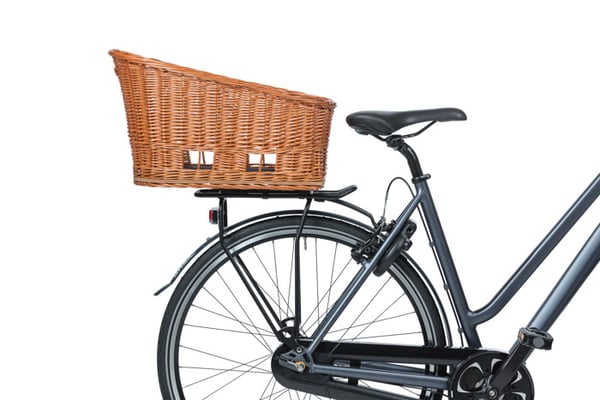 Basil Pasja Bak Cykelkorg 30 l Trä