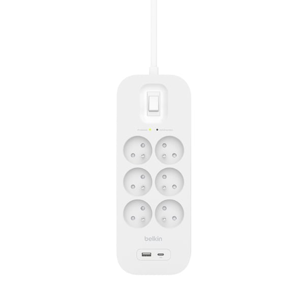 Pikkukuva 5 / 5: Belkin Connect Valkoinen 6 AC-pistorasia(a) 2 m