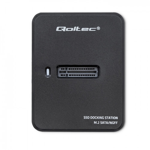 Qoltec 50314 Hölje för lagringsenheter SSD-inkapsling Svart M.2