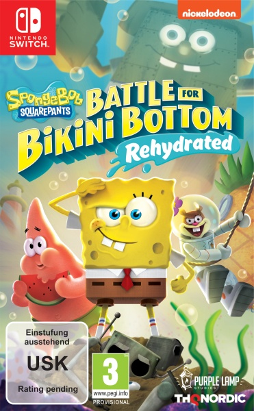 THQ Spongebob SquarePants: Battle for Bikini Bottom Rehydrated, Switch Standard Tysk, Engelsk Nintendo Switch