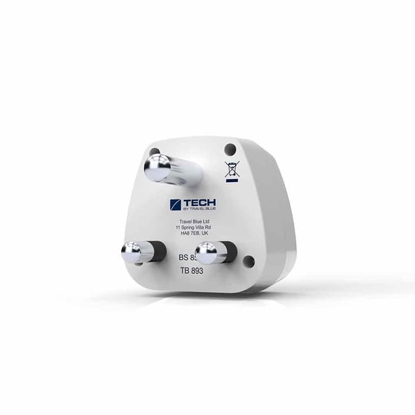 Travel Blue TB-893 strømstik adapter Type M Hvid