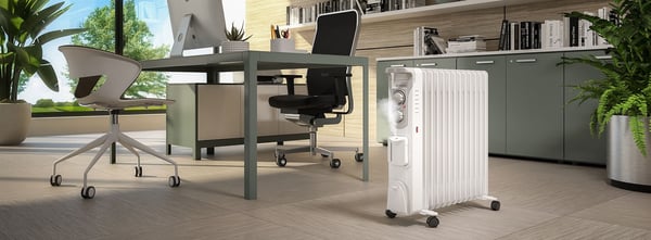 Olimpia Splendid Humi 13 Indendørs Hvid 2500 W Olie elektrisk områdevarmer