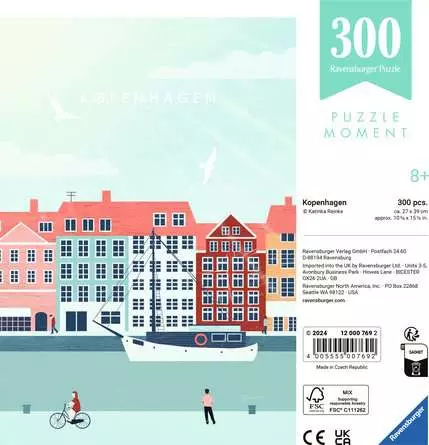 Miniatyrbillede 2 af 3: Ravensburger 12000769 Puslespil 300 stk By