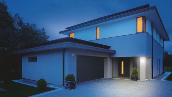 Miniatyrbillede 4 af 4: STEINEL sensIQ Passiv infrarød (PIR) sensor Ledningsført Væg Hvid