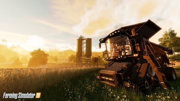 Focus Entertainment Farming Simulator 19 - Extension Platinum Platina Saksa, Englanti, Yksinkertaistettu kiina, Korea, Espanja, Ranska, Unkari, Italia, Japani, Hollanti, Puola, Portugali, Romania, Venäjä, Tšekki, Turkki PC