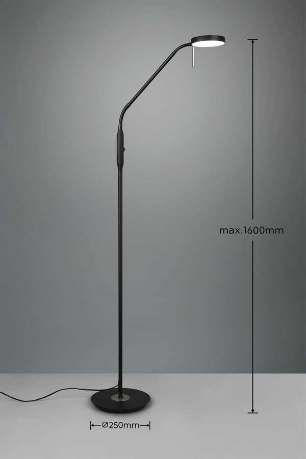 TRIO TR423310132 golvbelysning Glödlampan/-lamporna kan inte bytas ut LED 12 W