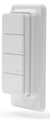 Miniatyrbild 1 av 7: Shelly BLU RC Button 4 Smartknapp