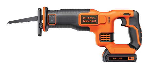 Black & Decker BDCR18-QW frem- og tilbagegående sav Sort, Orange
