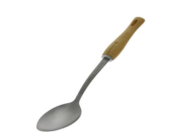 de Buyer 2701.01 sked Presentationssked Rostfritt stål, Trä Grå 1 styck