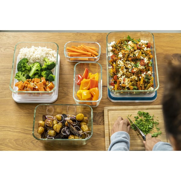 Miniatyrbillede 6 af 10: ZWILLING Fresh & Save Rektangulær Container Transparent, Hvid 1 stk