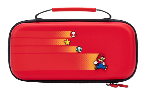 Miniatyrbillede 1 af 14: PowerA 1526546-01 transportabel spillekonsol etui Cover Nintendo Filt, Gummi Rød