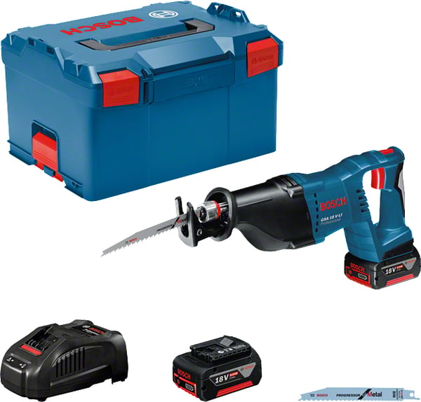 Bosch GSA 18V-LI Professional Musta, Sininen