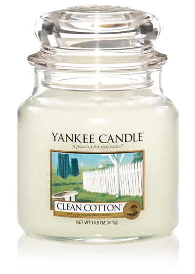 Yankee Candle 1010729 stearinljus Rund Blommor, Citron Vit 1 styck