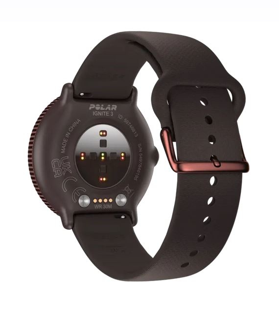 Miniatyrbillede 8 af 8: Polar Ignite 3 3,25 cm (1.28") AMOLED 43 mm Digital 416 x 416 pixel Berøringsskærm Brun GPS (satellit)