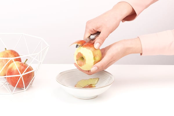 Brabantia 250262 grönsaksskalare Frukt- och grönsaker Rak grönsaksskalare Satinstål