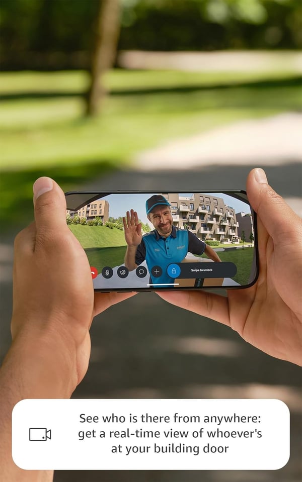 Amazon Ring Intercom Video video samtalesystem Hvid