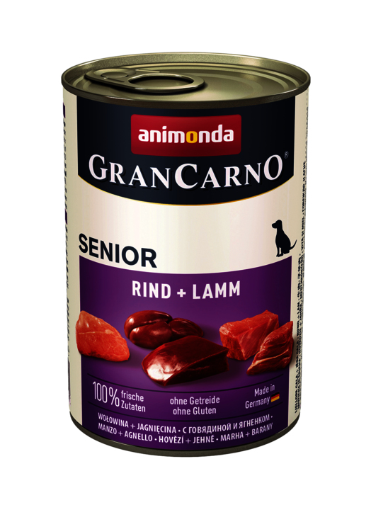animonda GranCarno 82737 fugtig mad til hund Bøf, Lam Voksen 400 g animonda GranCarno 82737 fugtig mad til hund Bøf, Lam Voksen 400 g