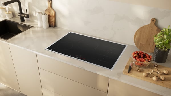 Miniatyrbild 4 av 4: Neff T68SHV4L0 spishällar Svart Inbyggd 80 cm Induktionshäll med zon 5 zone(s)