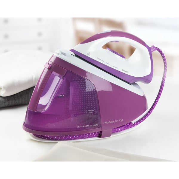 Domo DO7115S 2400 W 1,8 l Keramisk stryksula Violett, Vit