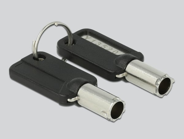 Navilock 20676 kabellås Svart, Silver 2 m