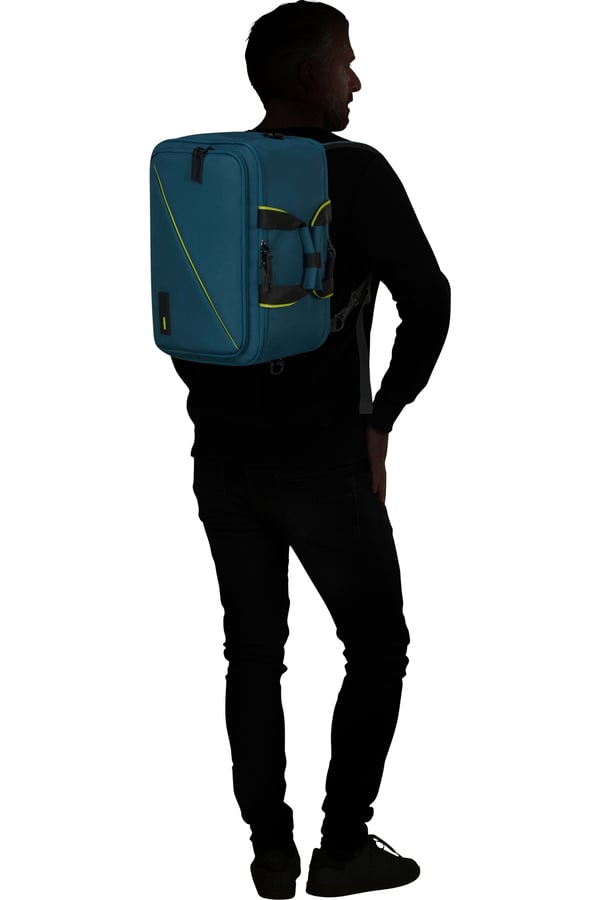 Miniatyrbild 4 av 6: Hama 150845 0528 KABINVÄSKA MED RYGGSAKKSFUNKTION (RYANAIR) AMERICAN TOURISTER TAKE2CABIN HARBOR BLUE