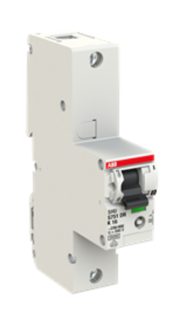 Miniatyrbild 3 av 3: ABB S751DR-E50 strömbrytare Dvärgbrytare Typ K 1