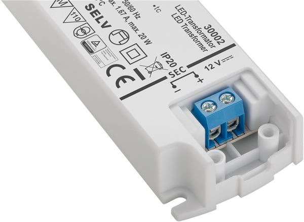 Goobay 30002 power supply Velegnet til indendørsbrug Elektronisk lystransformer 20 W