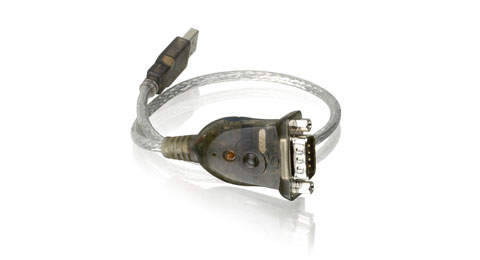 iogear USB to Serial RS-232 Adapter serielkabel Grå 0,4 m USB Type-A DB-9