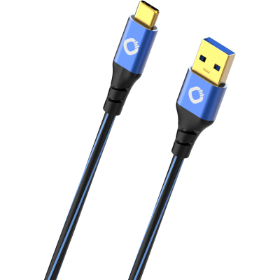 OEHLBACH D1C9328 USB-kabel USB 3.2 Gen 2 (3.1 Gen 2) 3 m USB A USB C Blå