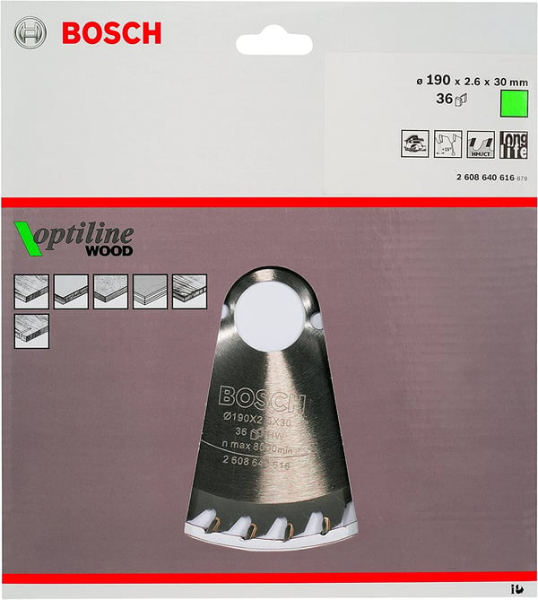 Pikkukuva 2 / 2: Bosch ‎2608640616 pyörösahanterä 19 cm 1 kpl