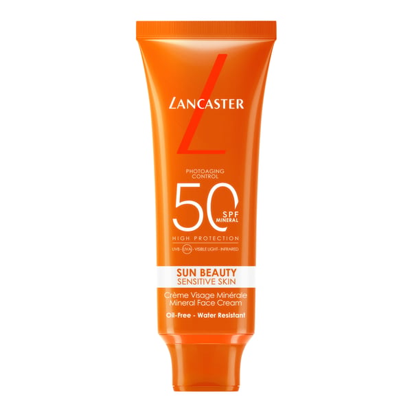 Lancaster Sun Beauty Sensitive Skin Mineral Face Cream SPF 50 Aurinkorasva Kasvot Aikuiset