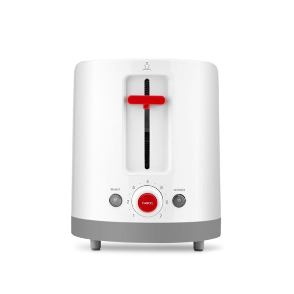 Ufesa TT7385 brödrostar 7 2 skivor 800 W Grå, Röd, Vit