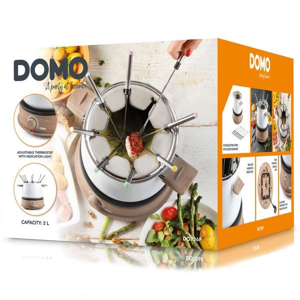 Domo DO736F fonduegryde og wok 2 L 8 person(er)