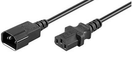 Goobay 39202 strömkablar Svart 3,5 m C14 coupler C13 coupler