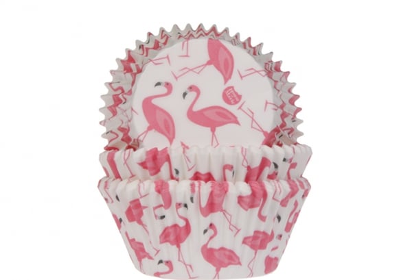 House of Marie Flamingo Kuppikakku-/muffinikupit 50 kpl
