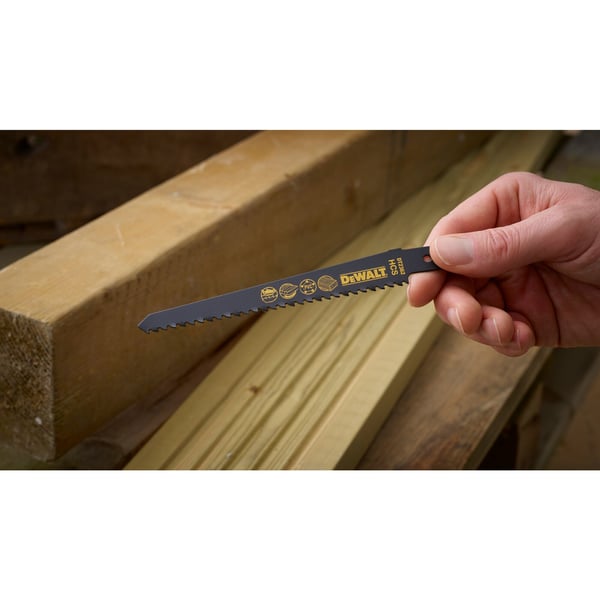 Pikkukuva 2 / 3: DeWALT DT2362-QZ kuviosahan, lehtisahan & puukkosahan terä Kaksisuuntainen sahanterä 5 kpl