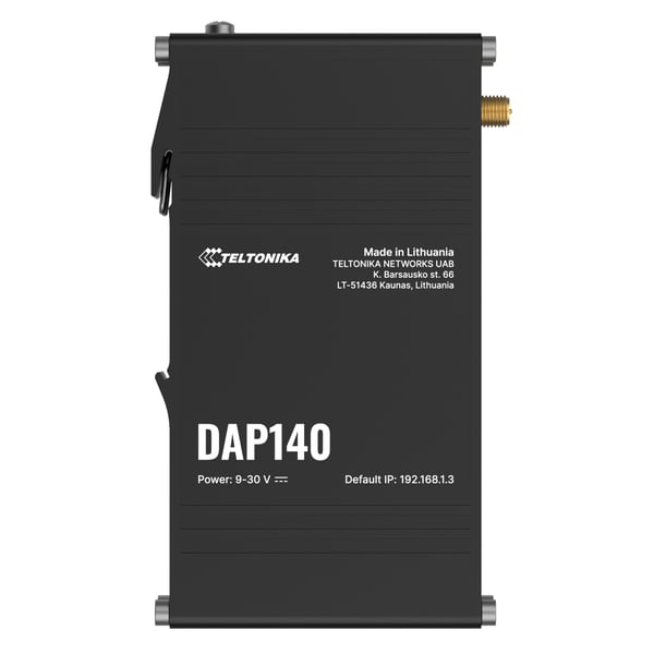 Teltonika DAP140 300 Mbit/s Musta Power over Ethernet -tuki