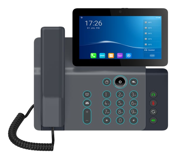 Miniatyrbillede 2 af 4: Fanvil V67 IP-telefon Sort 20 Linier LCD Wi-Fi