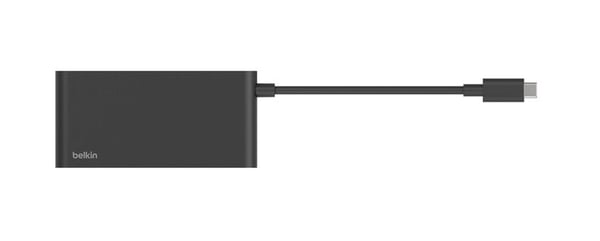 Belkin AVC021HQBK gränssnittshubbar USB Type-C 10000 Mbit/s Svart