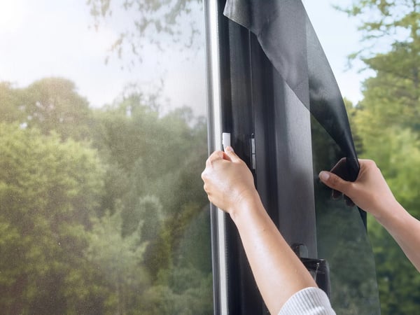 TESA 55296-00000-00 insektsfönster Nät till skärm Polyester
