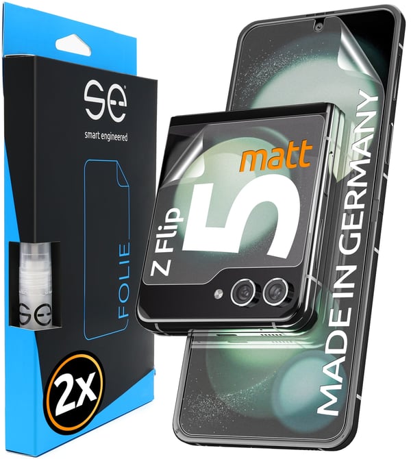 Smart Engineered SE0-F0102-0409-23-M skärm- och baksidesskydd till mobiltelefon Genomskinligt skärmskydd Samsung 2 styck Smart Engineered SE0-F0102-0409-23-M skärm- och baksidesskydd till mobiltelefon Genomskinligt skärmskydd Samsung 2 styck