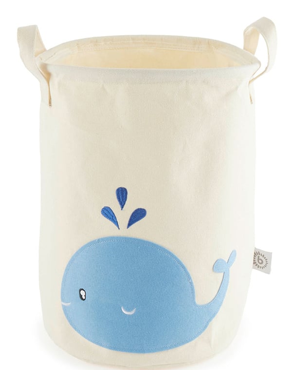 Bieco 04000470 lelujen säilytys Lelujen säilytyskori Vapaasti seisova Beige, Sininen