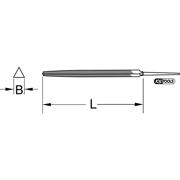KS Tools 161.0405 fil & rasp