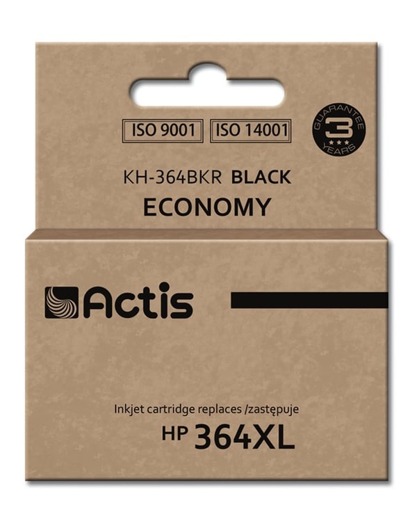 Actis KH-364BKR mustekasetti 1 kpl Yhteensopiva Perusvärintuotto Musta