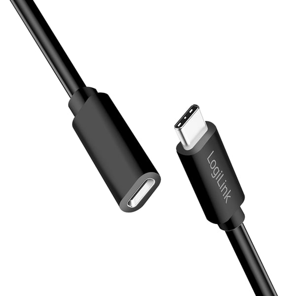 Miniatyrbillede 2 af 5: LogiLink CU0212 USB-kabel USB 2.0 3 m USB C 0,48 Gbit/sek. 100 W Sort