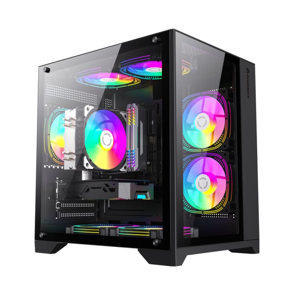 GameMax Infinity Mini BK Micro Tower Svart